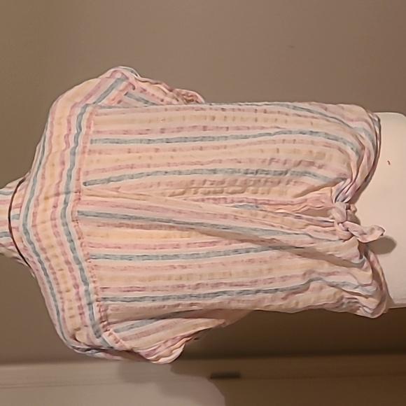 🍀Lucky Brand 🍀 breezy tie back button up shirt - Picture 7 of 7